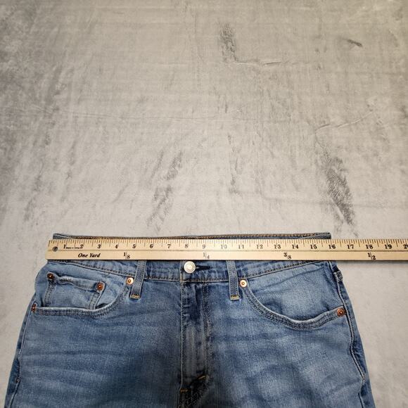 Levis 541 Jeans Mens 32x30 Blue Straight Leg Denim Distressed - Picture 8 of 10